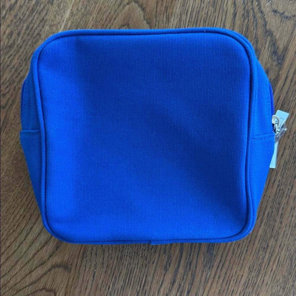 Kiehl's Vibrant Blue Travel Pouch Cosmetic Toiletry Bag